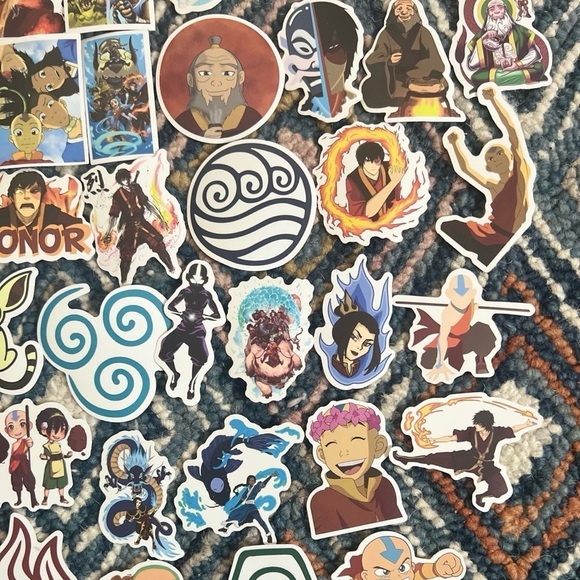 Avatar: The Lost Airbender Anime 50 pcs Sticker Set Japanese Anime - Picture 3 of 8